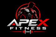 Apex Fitness mascot logo