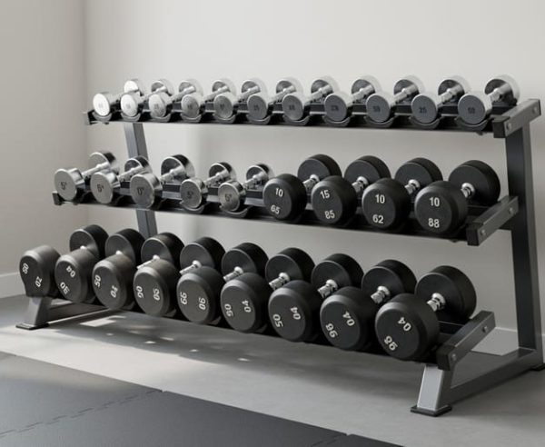 Dumbbell Storage Rack — 3-Tier