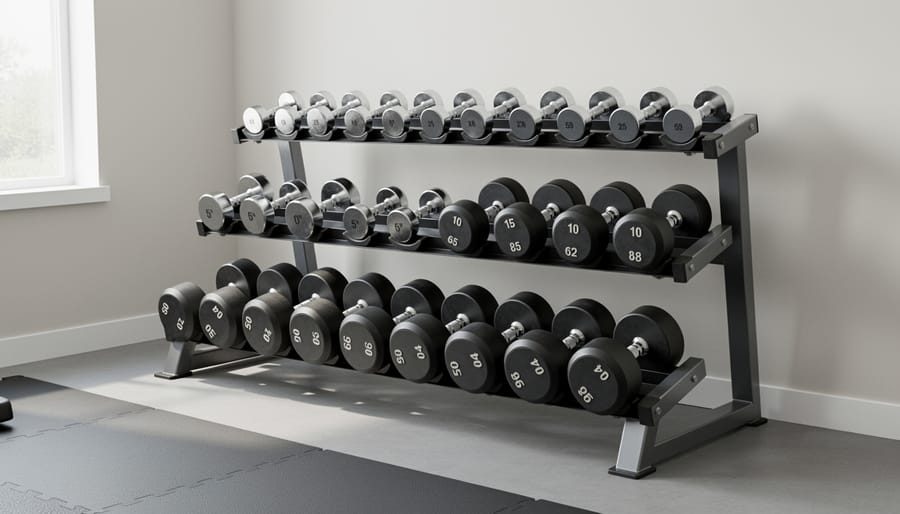 Dumbbell Storage Rack — 3-Tier